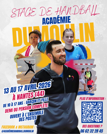 Stage Avril Académie Dumoulin